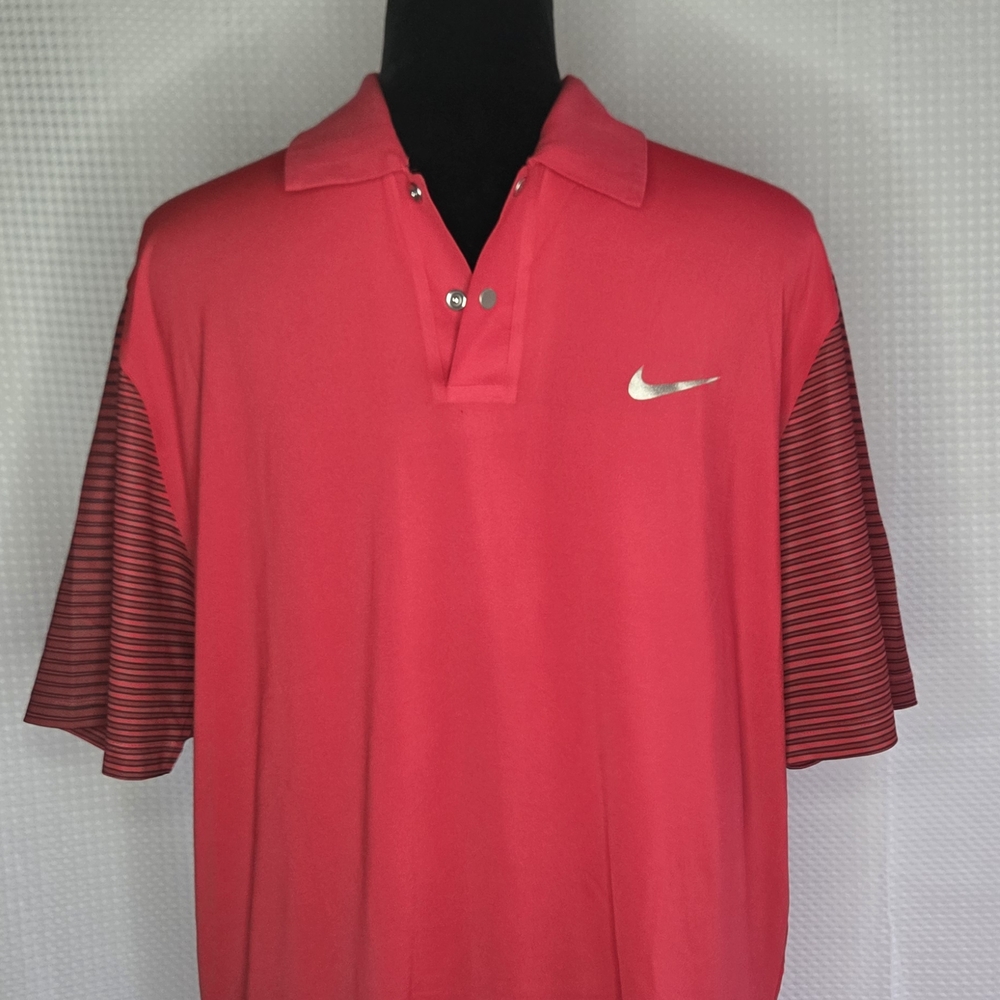 Nike Men's Red Polo Shirt